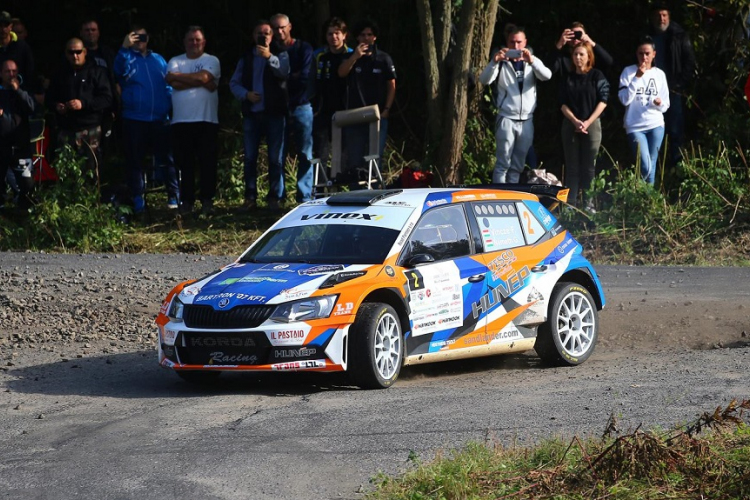 Korda Racing: Vincze Ferenc újabb dobogós helyezésével életben tartotta a bajnoki reményeit az Ózd Rallye-n